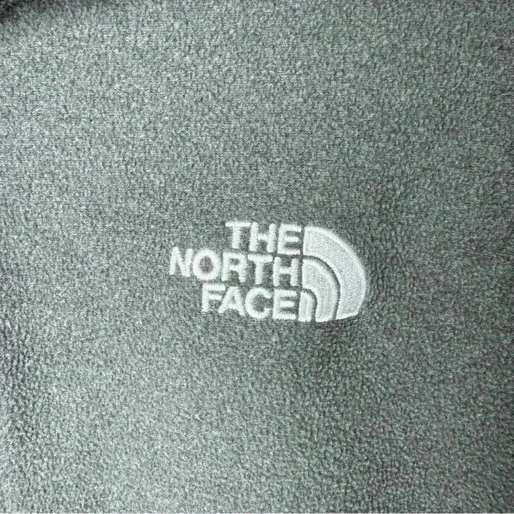 The North Face Mens Medium 1/4 Zip Jacket Gray Fleece Outdoors Hiking Camping - Picture 4 of 5